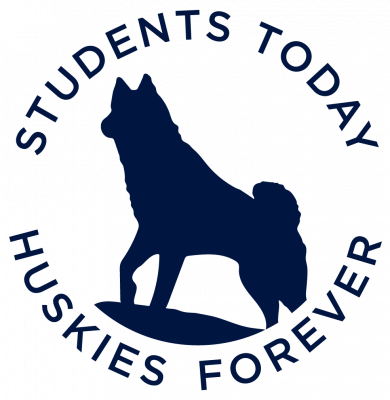 Students Today Huskies Forever Logo mark